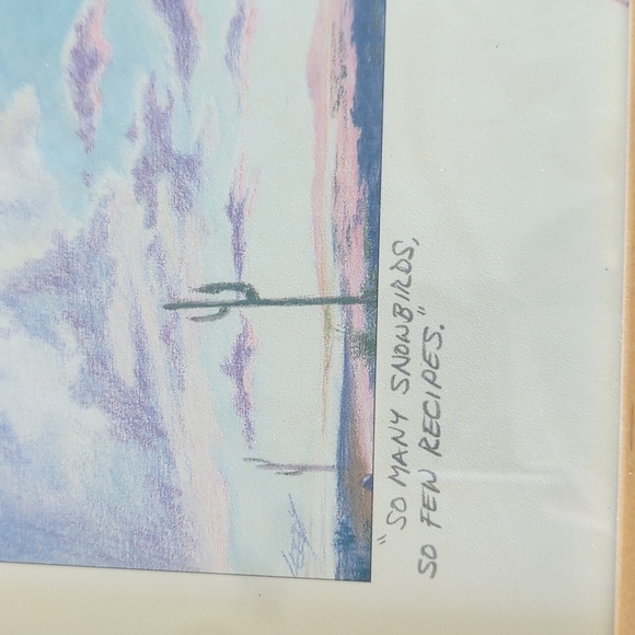 LEEDY Art "So Many Snowbirds, So Few Recipes" - Picture 4 of 6